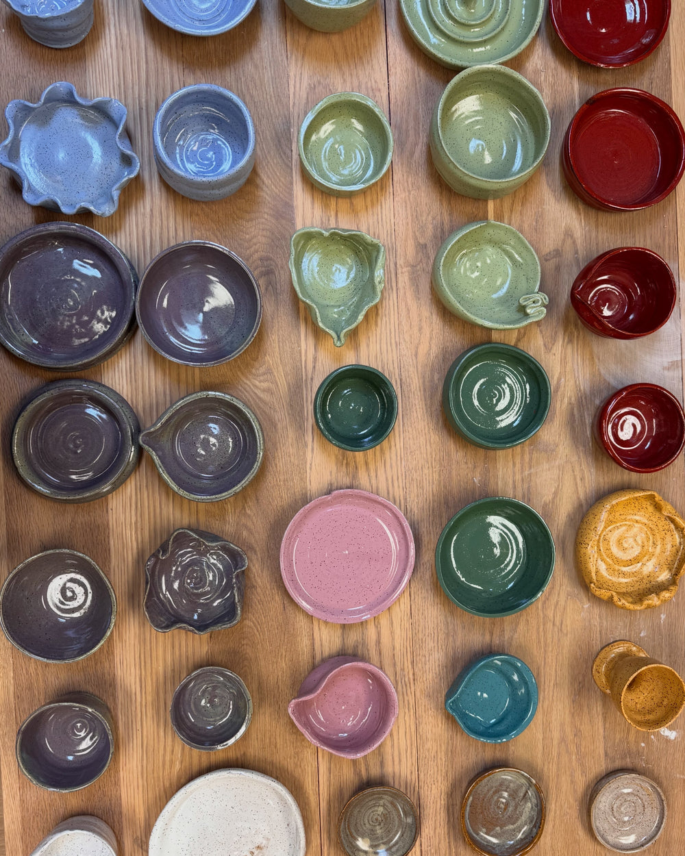 Wheel 101 - completed pieces