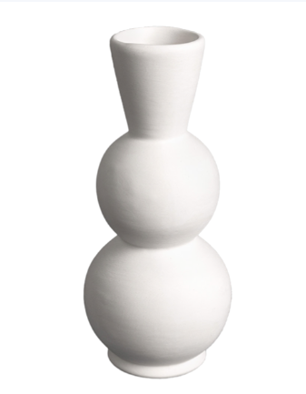 Stoneware Curvy Vase