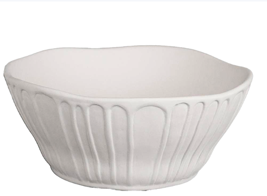 Stoneware Flute Bowl