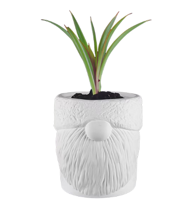 Stoneware Mossy Gnome Planter