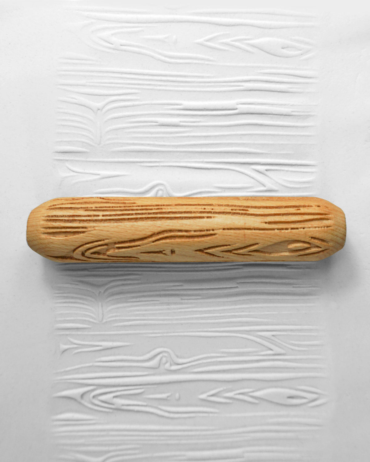 Sanbao Clay Texture Roller - Tree Bark