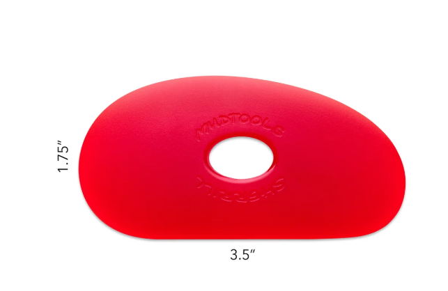 Shape 1 Polymer Rib - Red (Very Soft)