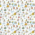 Sanbao Underglaze Transfer - Winter village
