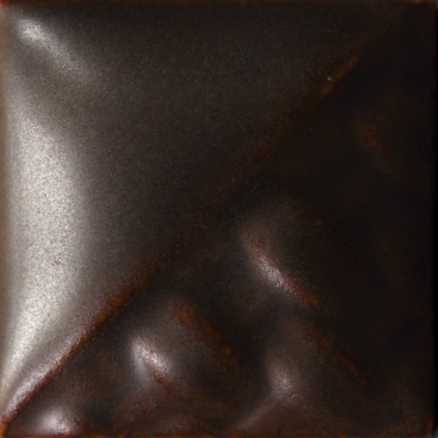 Mayco SW-104 Black Walnut — cone 6 swatch