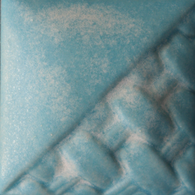 Mayco SW-136 Weathered Blue — cone 6 swatch